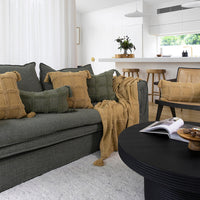 Percy Cushion - Rectangle - Flax