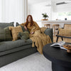 Percy Cushion - Rectangle - Flax