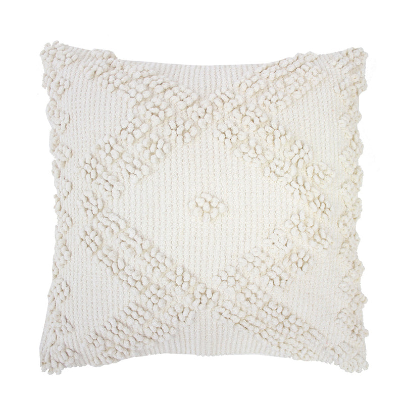 Bronte Square Cushion - Ivory