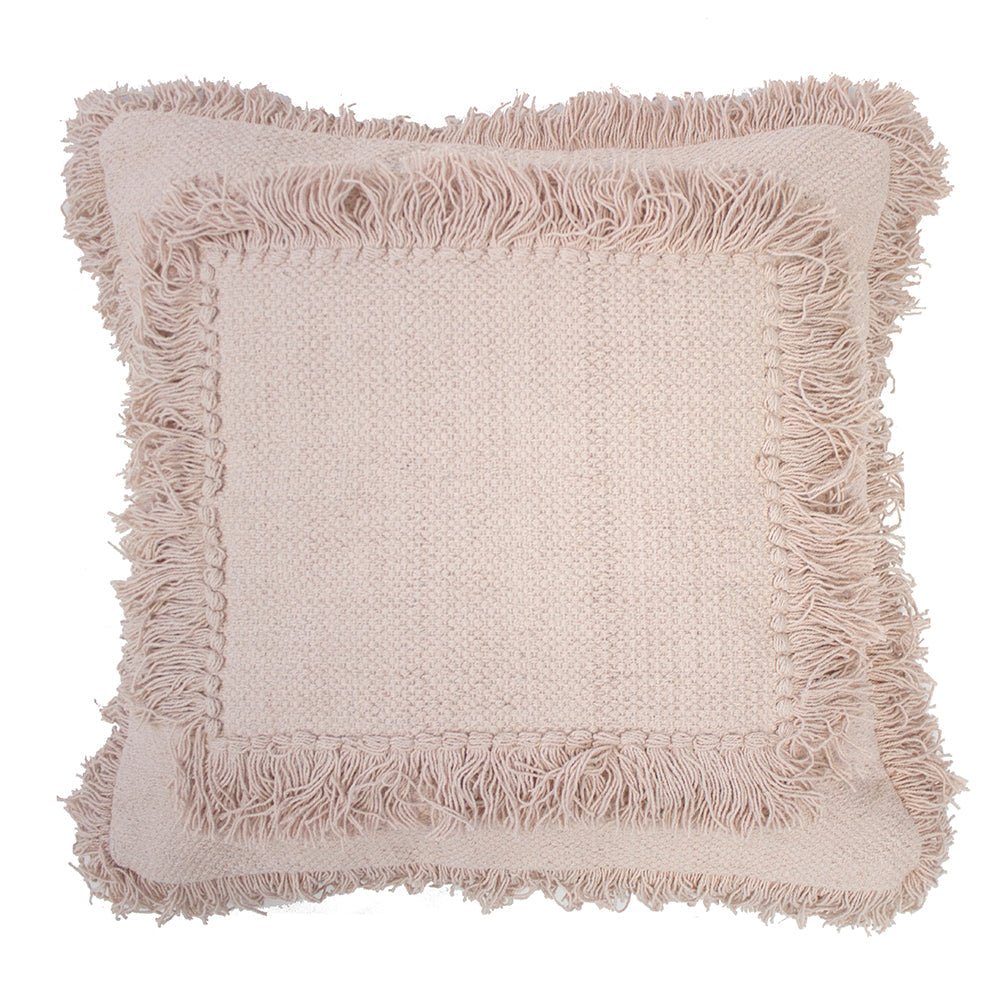 Calla Square Cushion - Rosewater