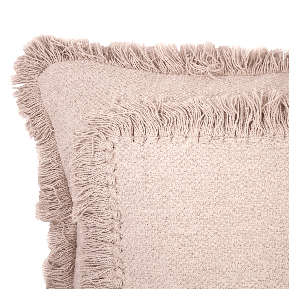 Calla Square Cushion - Rosewater