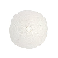 Demi Round Cushion - Ivory