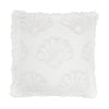 Hydra Square Cushion - White