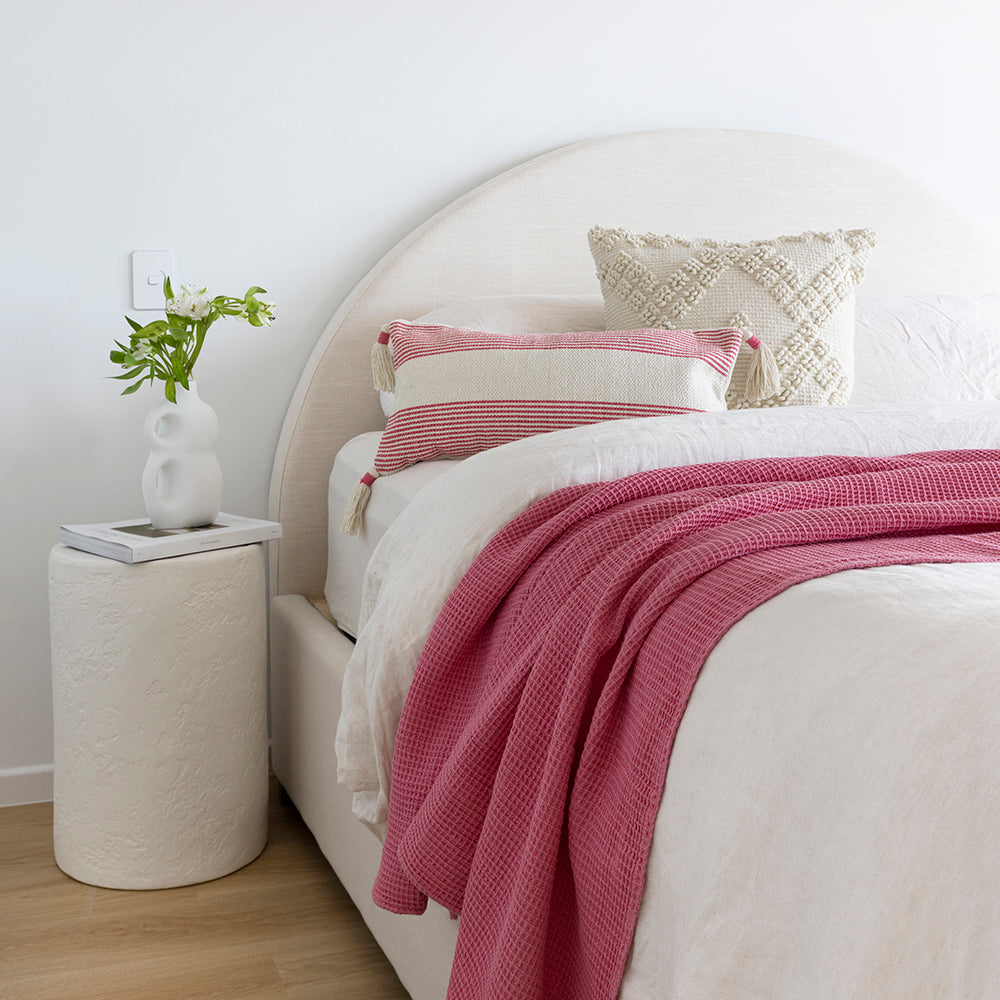 Panama Rectangle Cushion - Pink